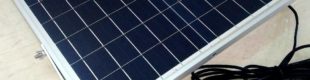 Lampu Tembak LED Solar Panel Set 50 Watt