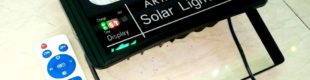 Lampu Tembak LED Solar Panel Set 50 Watt