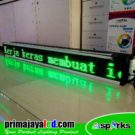 Running LED Teks 197 x 21cm Hijau