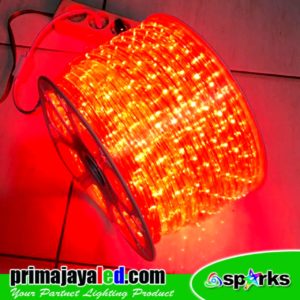 Selang LED Bulat Merah