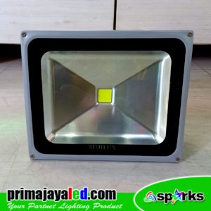 Lampu Sorot LED 50w Body Abu