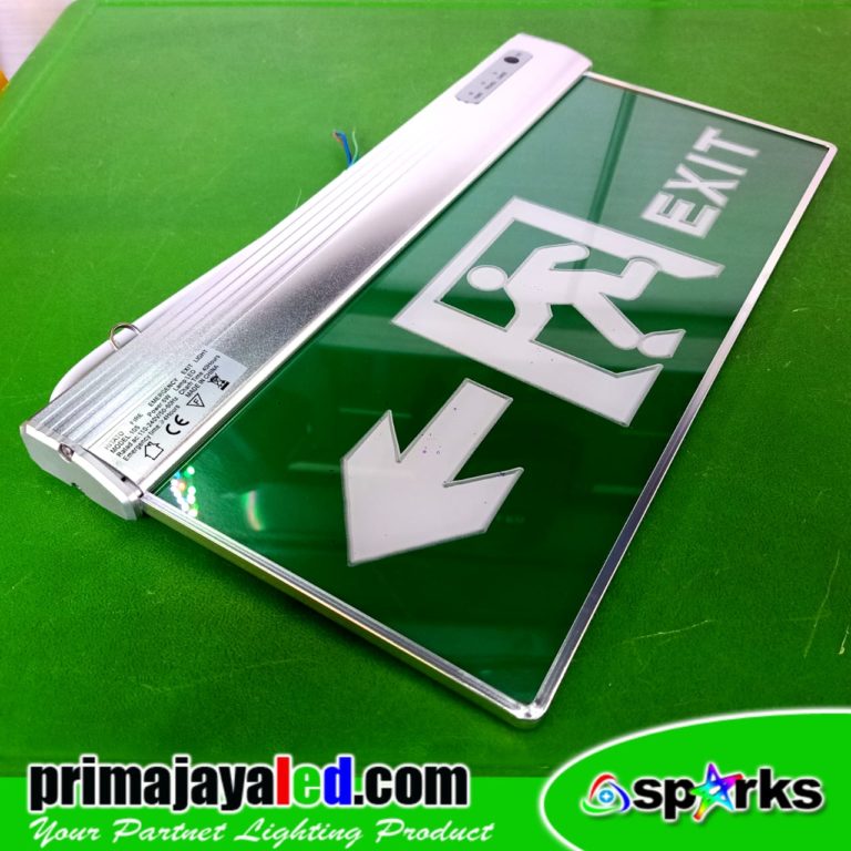 Lampu Exit emergency LED Arah • Prima Jaya LED