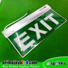 Lampu LED Emergency Exit Dua Sisi