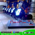 Paket Set 6 Par LED 54 RGBW DMX 240 Spark