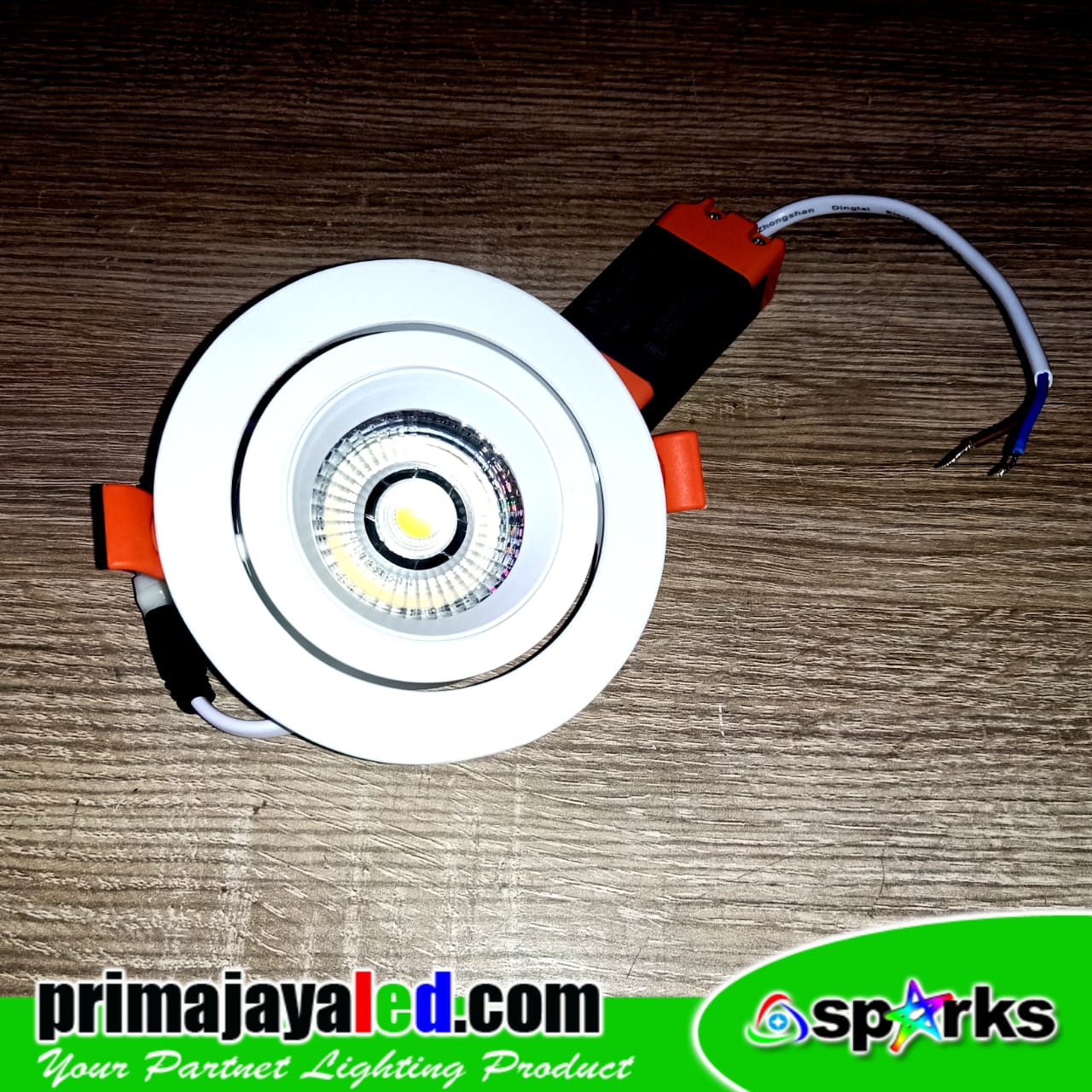  Lampu LED Plafon Spotlight 12 Watt Prima Jaya LED 