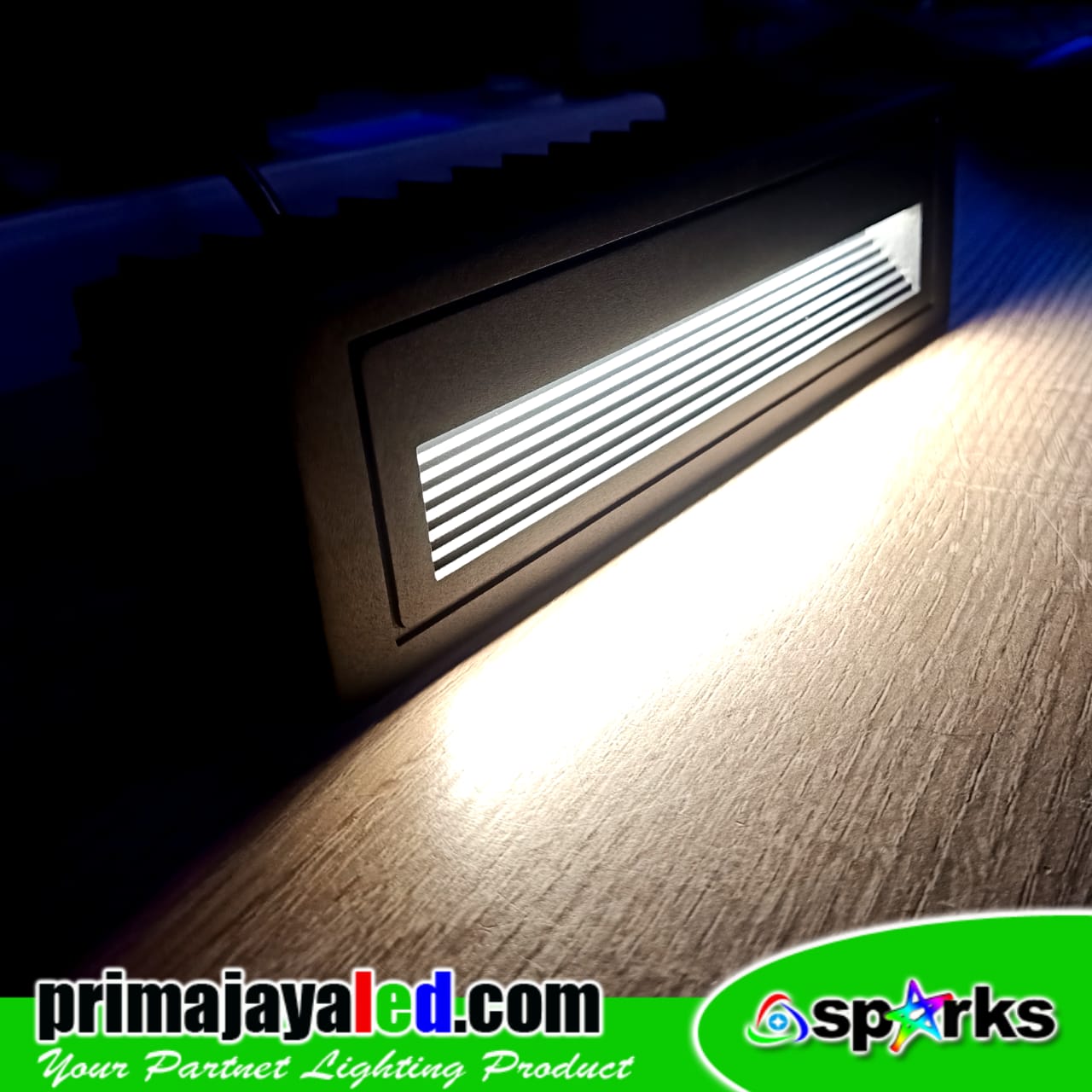  Lampu  Tanam Dinding Tangga  6 Watt  Prima Jaya LED
