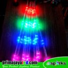 Lampu LED Meteor Set 50cm Mix Color
