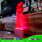 LED Flame Obor Merah