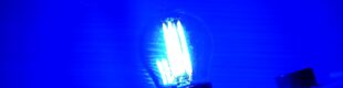 Bohlam LED Fillamen G45 Warna Biru
