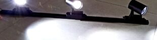 Lampu LED Track Rell COB 7 Watt Body Hitam