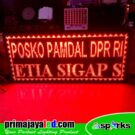 LED Running Teks 201 x 89 Merah