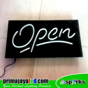 LED Sign Open Flexible Mode Jalan