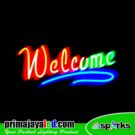 Lampu LED Sign Welcome Flexible