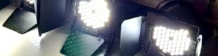 Paket 3 Fresnel LED 54 x 6W 2in1 Spark