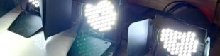 Paket 3 Fresnel LED 54 x 6W 2in1 Spark