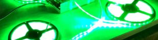 LED Lampu Flexible Strip Hijau 12V