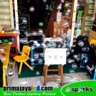 Mesin Bubble Gelembung Dua Kipas Remote