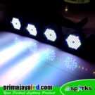Paket 4 Par LED 60 x 3W RGBW Spark