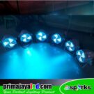 Paket 6 Lampu Par LED 54 Fullcolor Body Putih