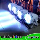 Set 4 Par 54 LED RGBW Body Putih Spark