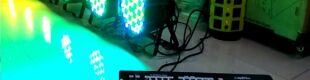 Set 6 Par LED 60 RGBW Mixer KK 256A