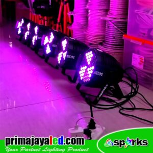 Set 6 Par LED 54 Fan Effect DMX Mixer 240