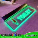 Lampu LED Sign Toilet Female