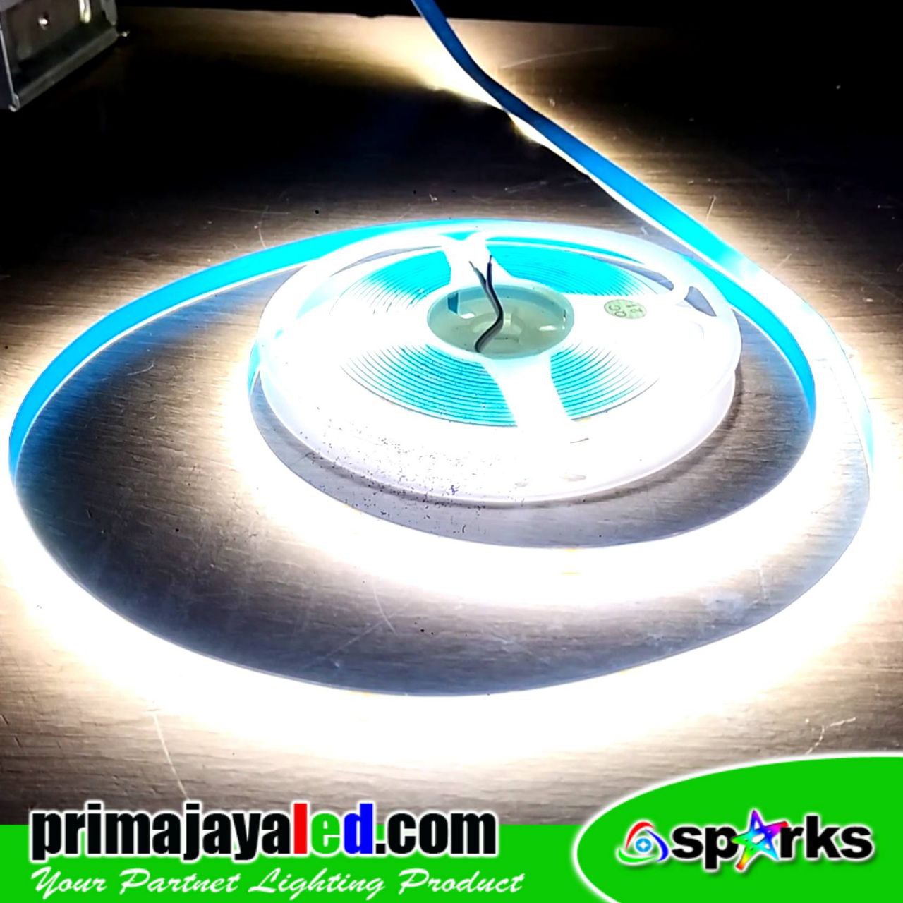 Lampu LED Strip COB 12V Putih • Prima Jaya LED