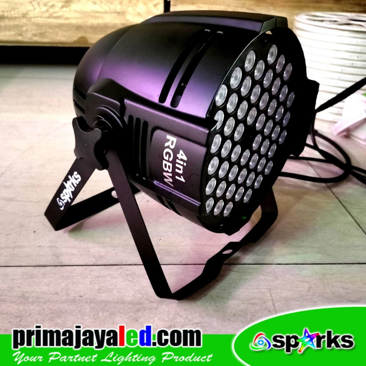 Lampu Par Led In Rgb Ww Spark Prima Jaya Led