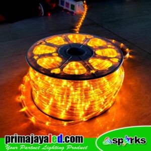 Lampu LED Flexible Selang Bulat Kuning