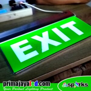 Lampu Sign Emergency LED Exit