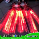 Set 3 Lampu Meteor LED Set 50cm Merah