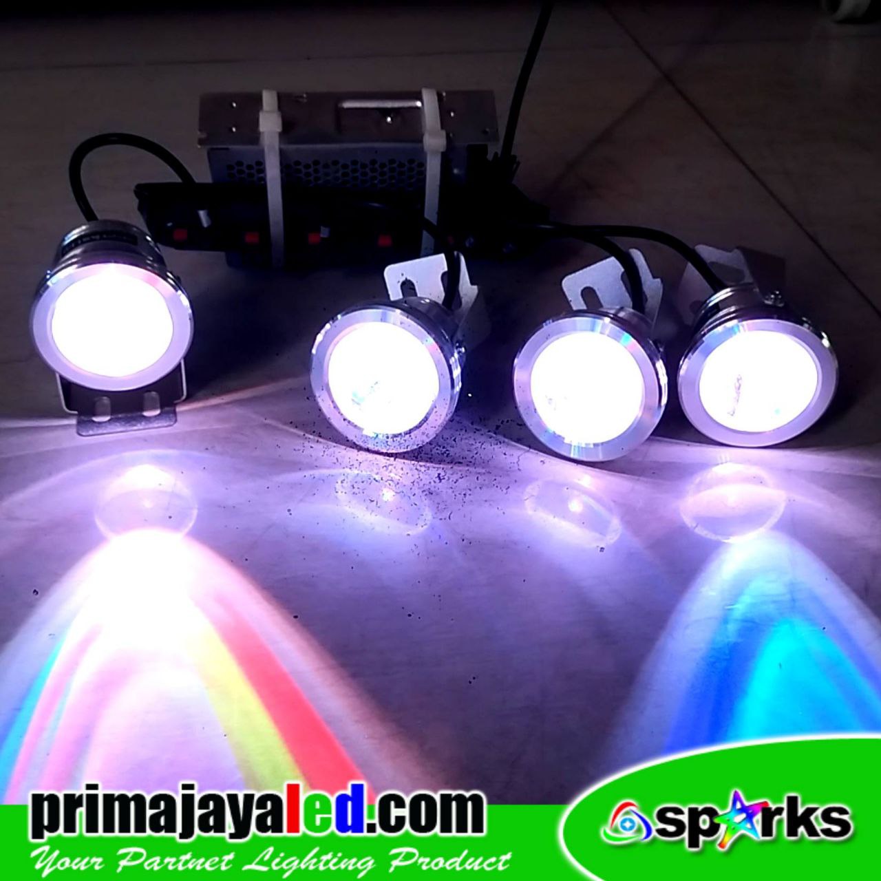 Set Lampu Led Kolam Underwater V Rgb Prima Jaya Led