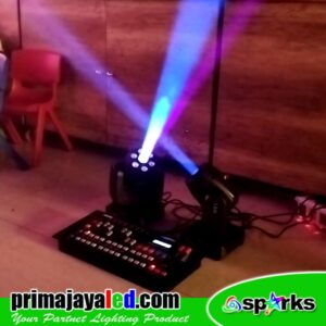 Set 2 Moving LED 70W Mixer DMX 240