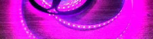 Lampu LED Flexible Strip 12V Pink