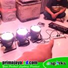 Set 3 Par 60 LED RGBW Mixer DMX 240