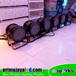 Set 6 Par 54 x 3W Fullcolor LED Outdoor