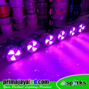 Set 6 Par LED 54 Fullcolor Body Putih