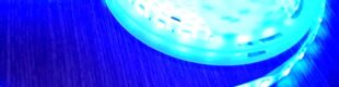 LED Flexible Strip 24V IP44 Cahaya Biru