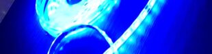 LED Flexible Strip 24V IP44 Cahaya Biru
