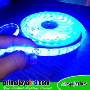 LED Flexible Strip 24V IP44 Cahaya Biru