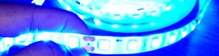 LED Flexible Strip 24V IP44 Cahaya Biru