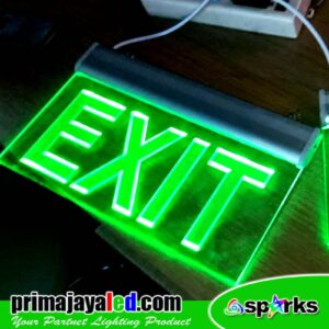 Emergency LED Sign Exit Bening