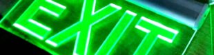 Emergency LED Sign Exit Bening
