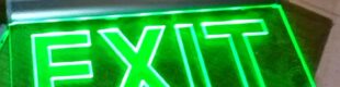 Emergency LED Sign Exit Bening