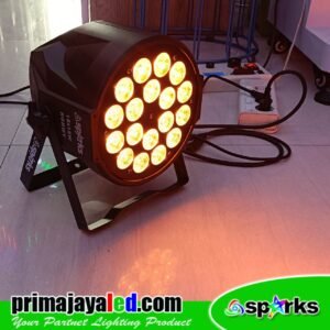 Lampu Par 1815 LED 5in1 RGBWY Sparks