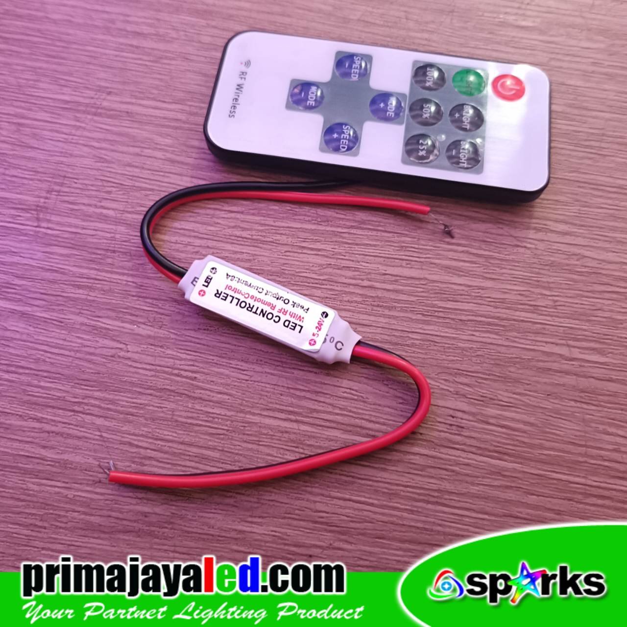 Dimmer Flasher 12V Remote