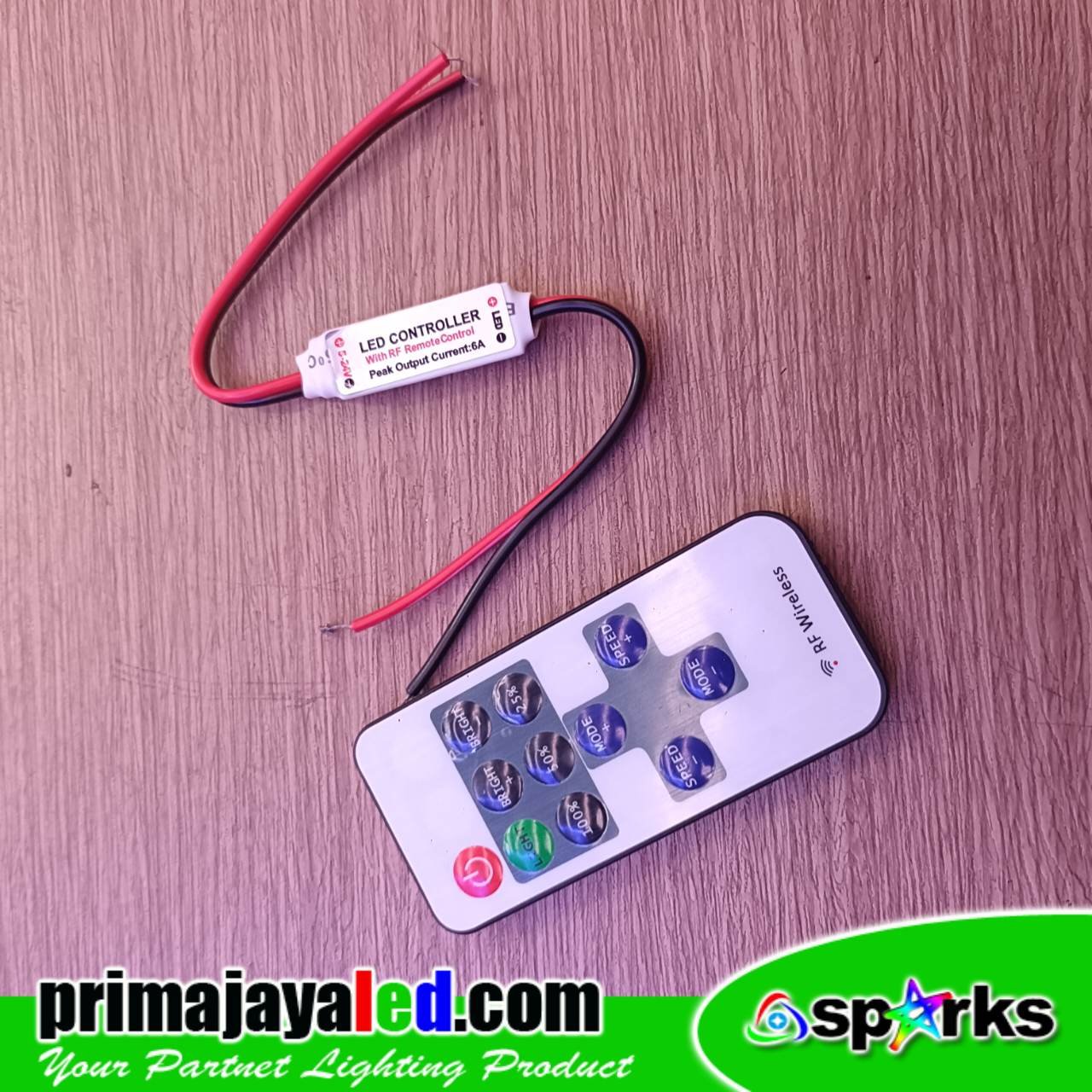 Dimmer Flasher 12V Remote